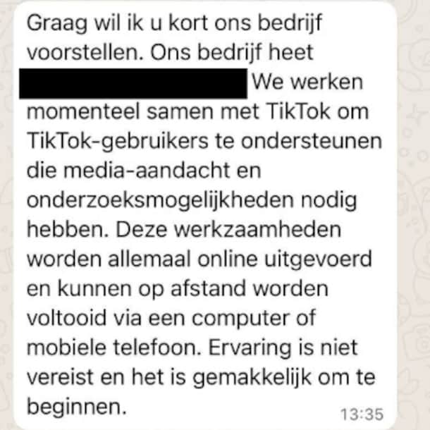 De berichtjes die Steijn kreeg.