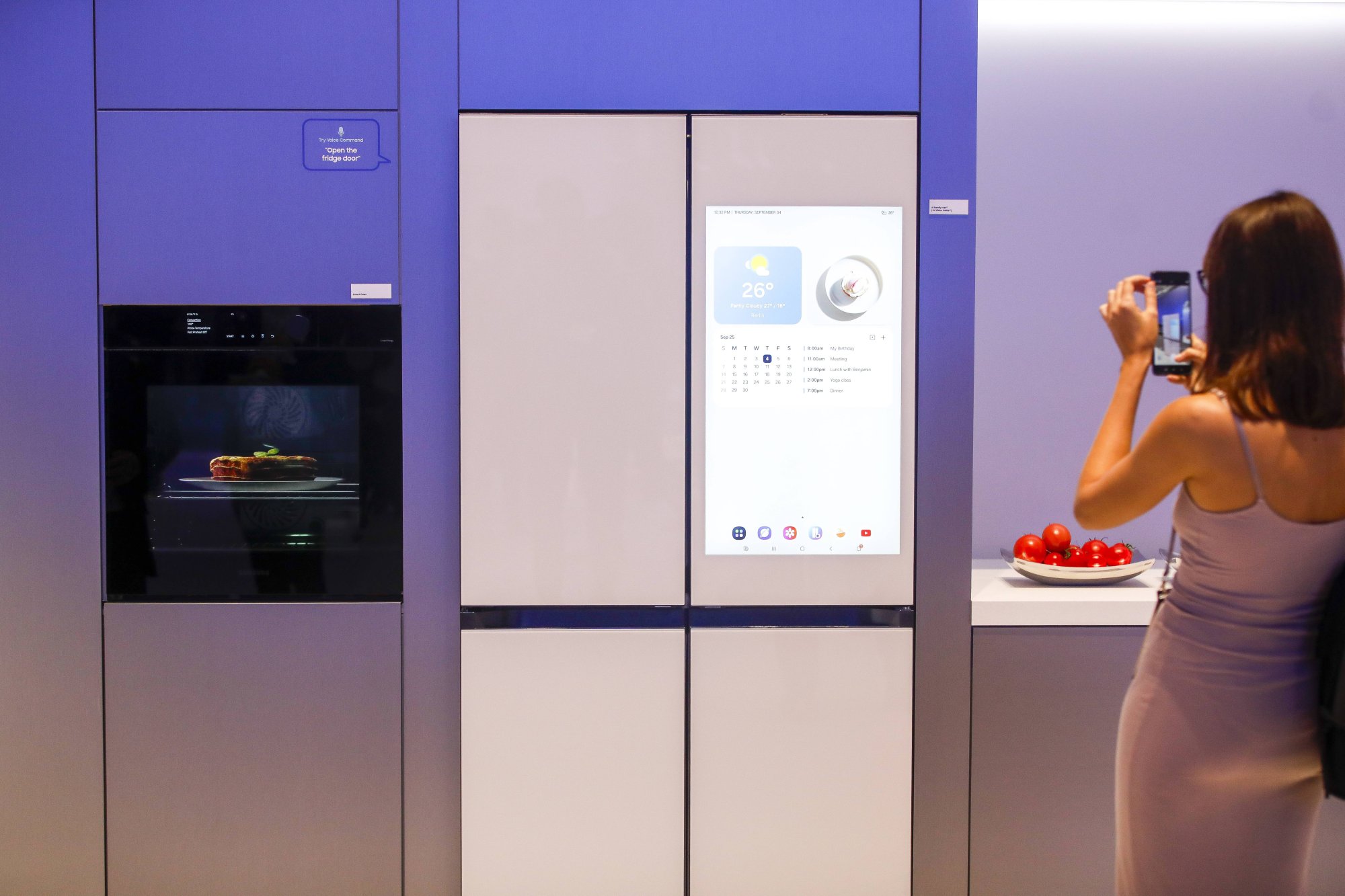 Nieuwe functie op koelkast Samsung: advertenties in je eigen keuken