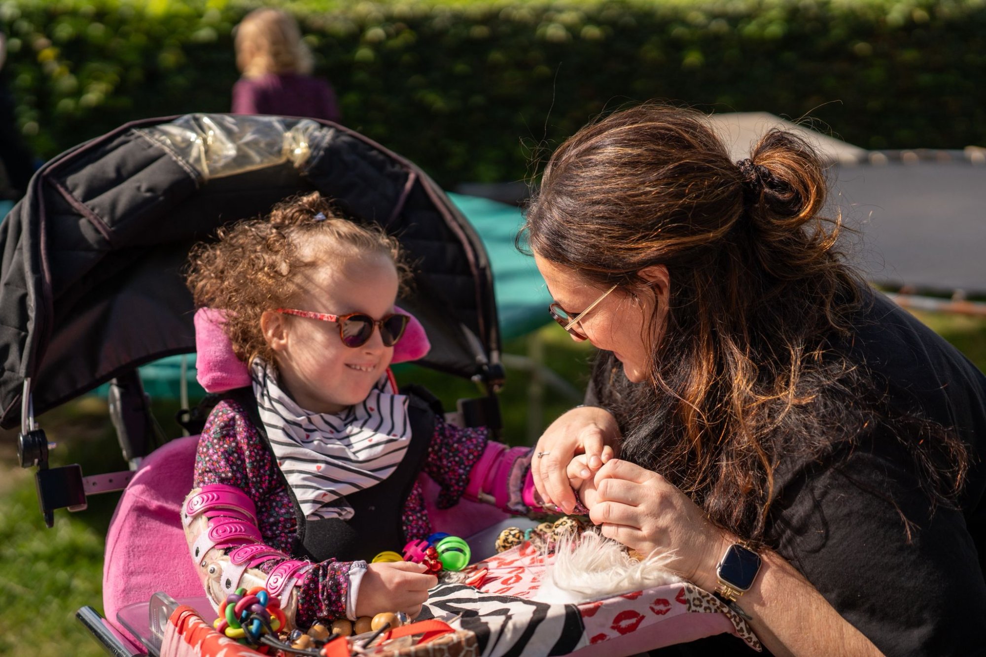 Julia met haar dochter Danie