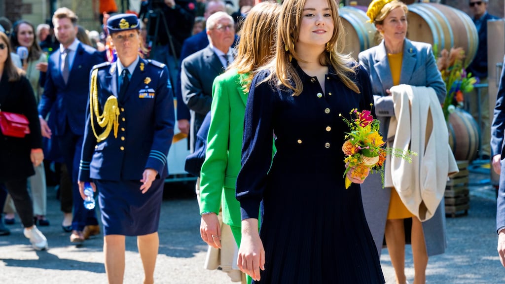 Prinses Ariane in dezelfde jurk op Koningsdag 2022
