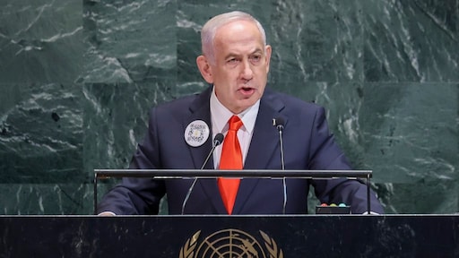 Netanyahu weerspreekt beschuldigingen van genocide in felle toespraak: 'Selectief met de feiten'