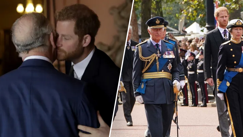 Van knuffelende vader en zoon tot ijzige afstand: hoe het misging tussen koning Charles en prins Harry