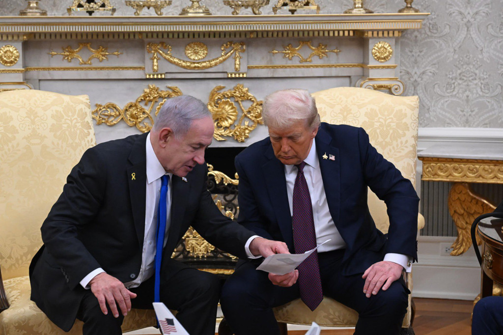 Netanyahu met Trump