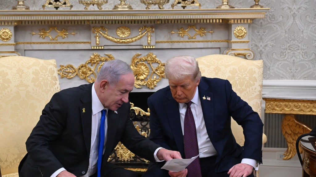 Netanyahu met Trump