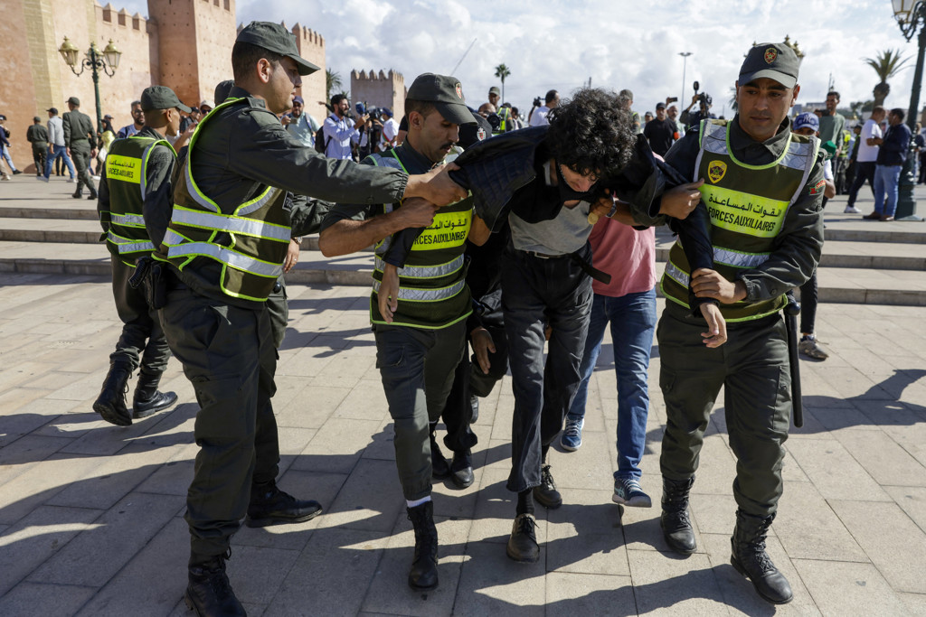 Gen Z'ers in Marokko straat op voor vrijheid en rechtvaardigheid, boos vanwege WK 