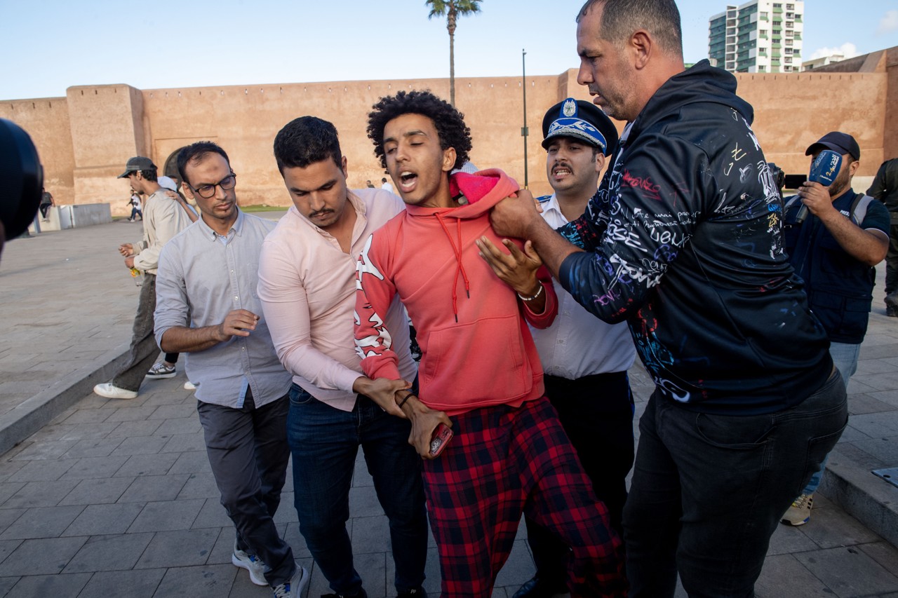 Jongeren in Marokko demonstreren voor hervormingen in zorg en onderwijs