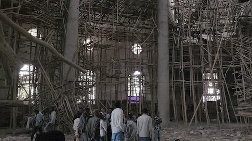 Houten stelling in Ethiopische kerk stort in: zeker 30 doden