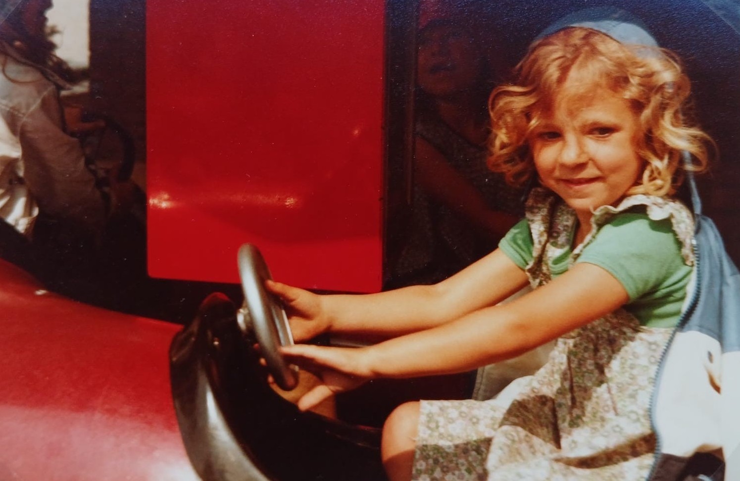 Joukje op 6-jarige leeftijd, toen ze nog in Koudekerk aan den Rijn woonde. 