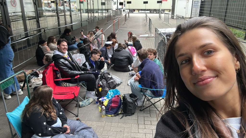 Danielle bu sabah erken saatlerde AFAS Dome'daydı