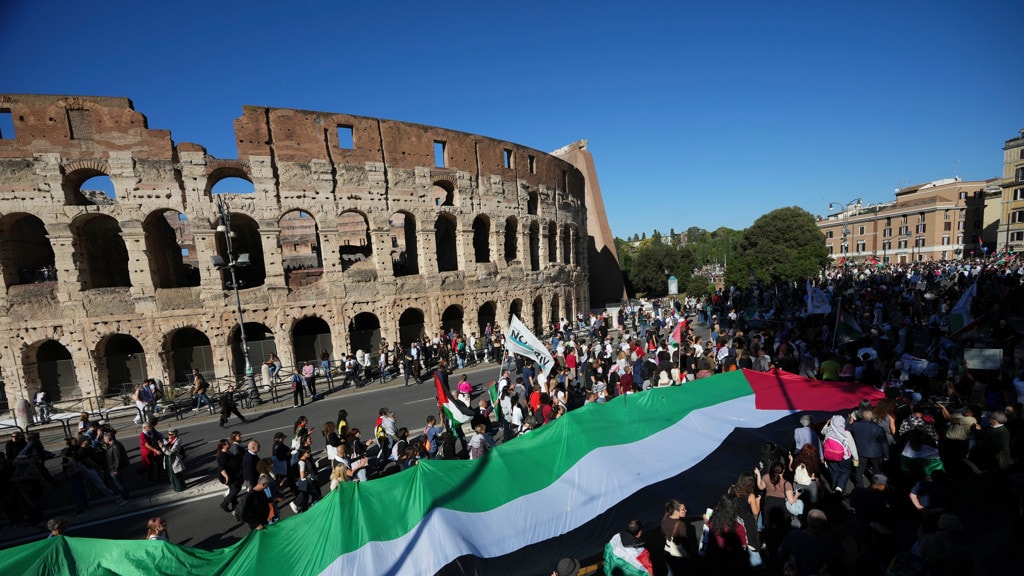 Massale protesten tegen leed in Gaza in hoofdsteden wereldwijd