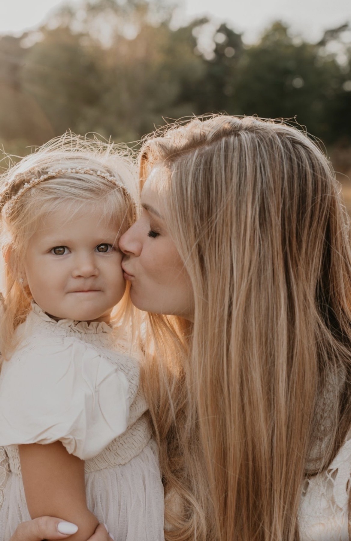 Jorieke en haar dochtertje Rosa. 