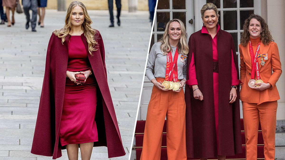Prinses Amalia in Luxemburg 2025 / Koningin Máxima in 2022