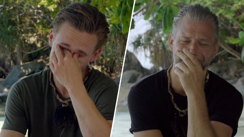 Kamp Zuid in tranen om eigen complot in Expeditie Robinson: 'Vind ik heel zwaar'