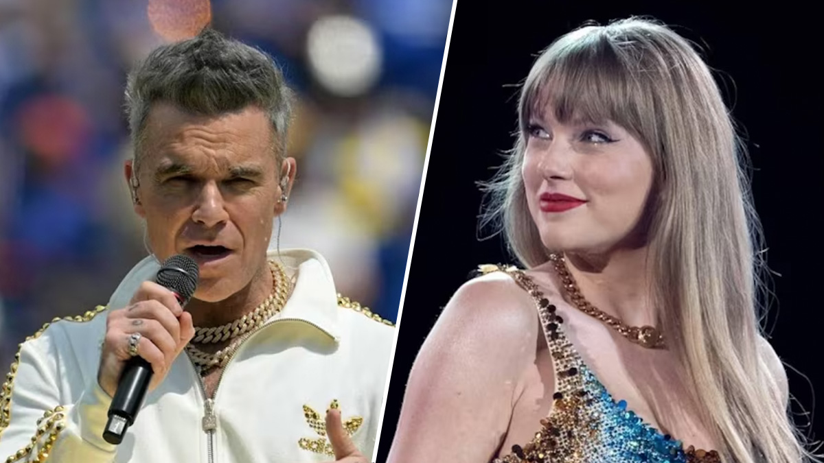Robbie Williams kan niet concurreren album met Taylor Swift