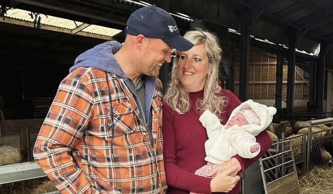 Boerin Janine en Sander uit Boer zoekt vrouw ouders geworden van dochter: 'Klein meisje, groot geluk'