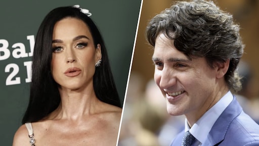 Katy Perry en Justin Trudeau zoenend gefotografeerd op jacht