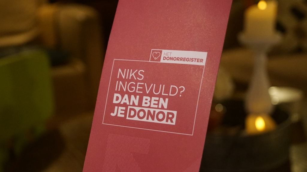 Meer mensen zijn automatisch donor doordat ze geen keuze maken