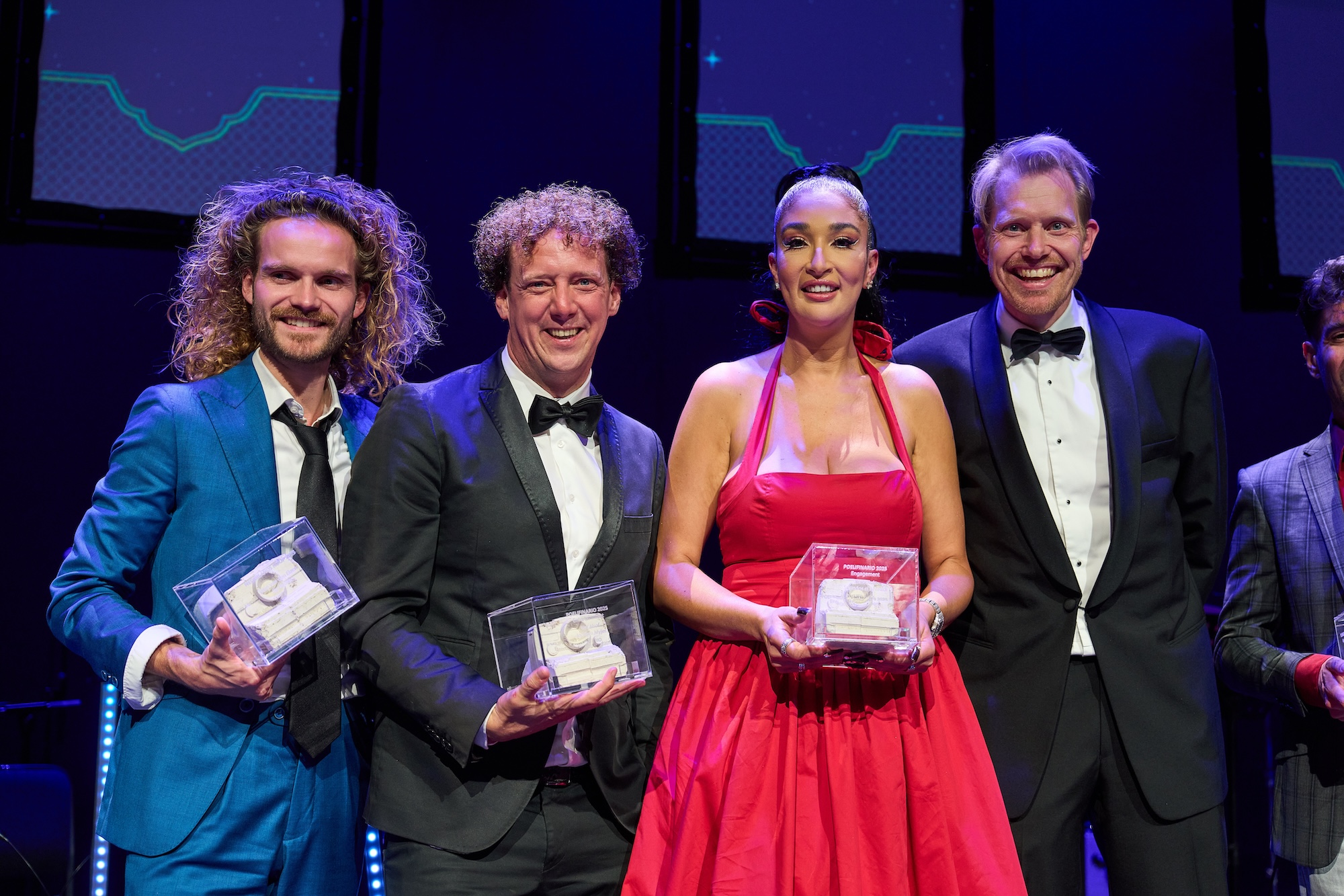 Jochem Myjer, Soundos El Ahmadi en Jan Beuving winnen Poelifinario