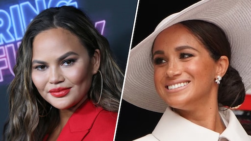 Chrissy Teigen snapt kritiek op Meghan Markle niet: 'Ben gek op haar'