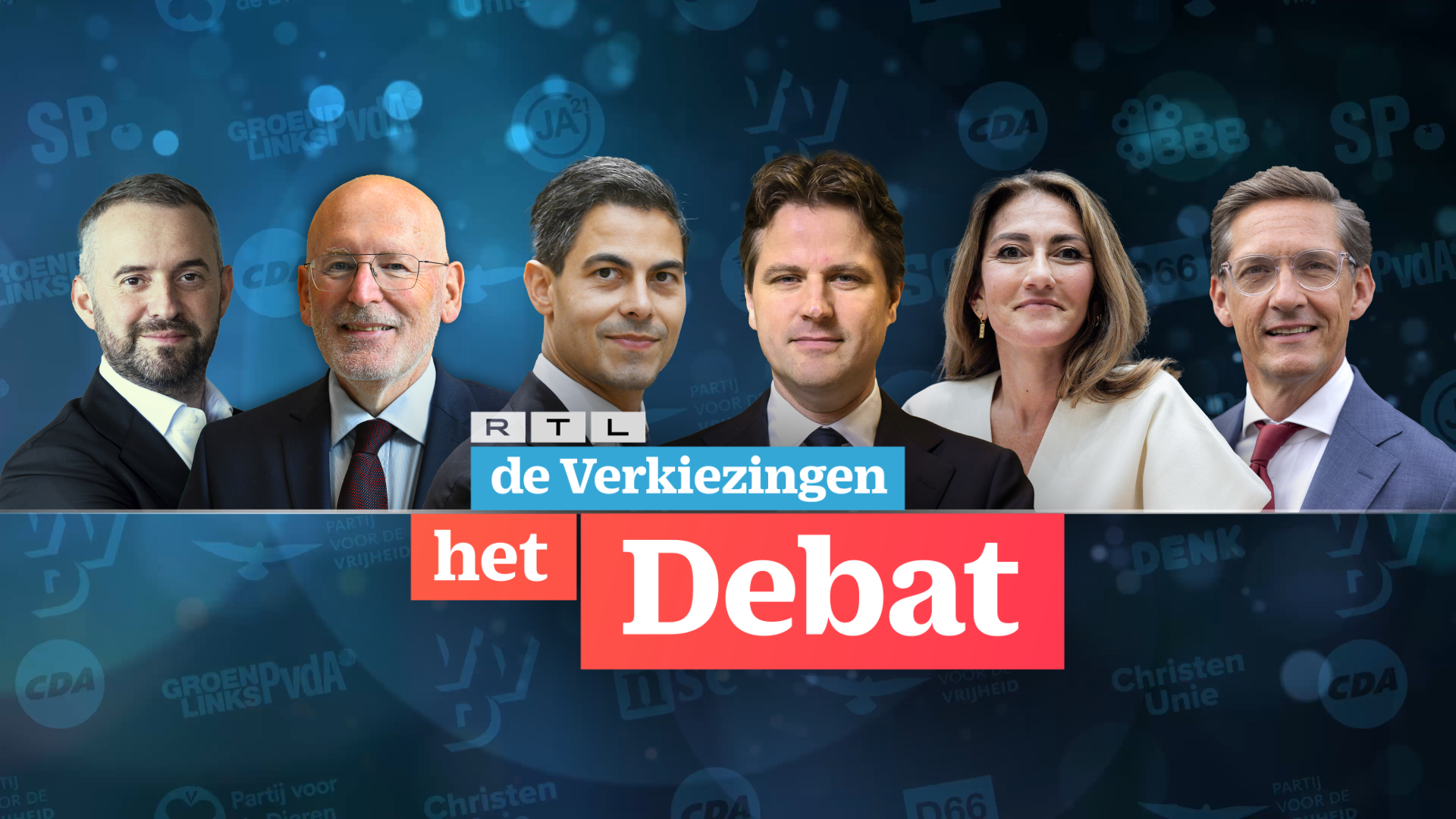 Volg hier het tweede RTL Verkiezingsdebat en kijk backstage mee