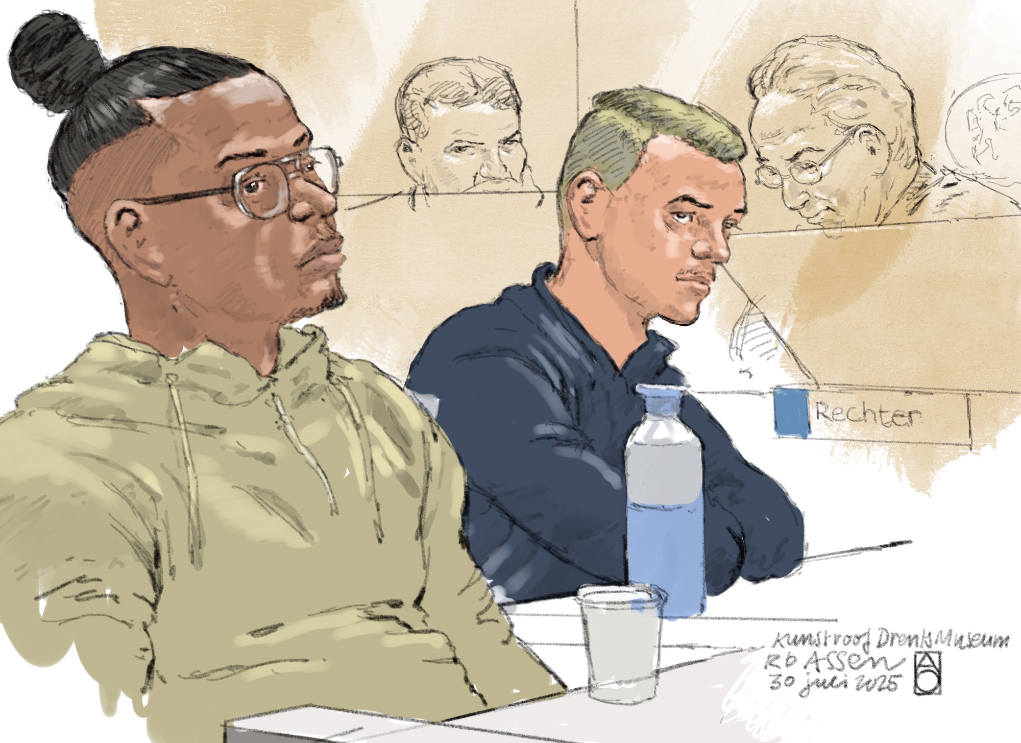 Verdachten kunstroof Drents Museum houden lippen stijf op elkaar