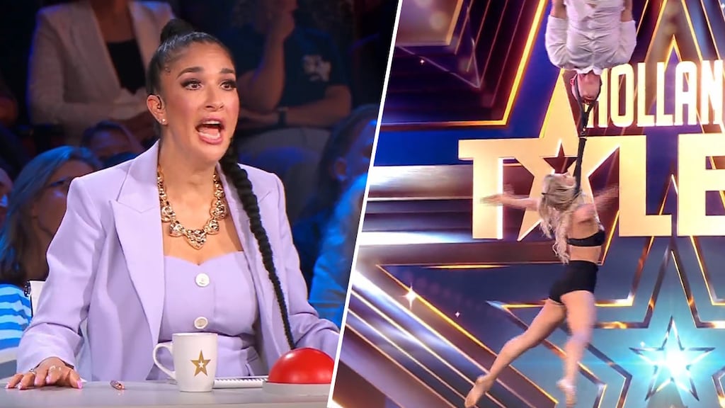 Jury in shock door halsbrekende luchtstunt in Holland's Got Talent: 'Leek alsof het pijn deed'