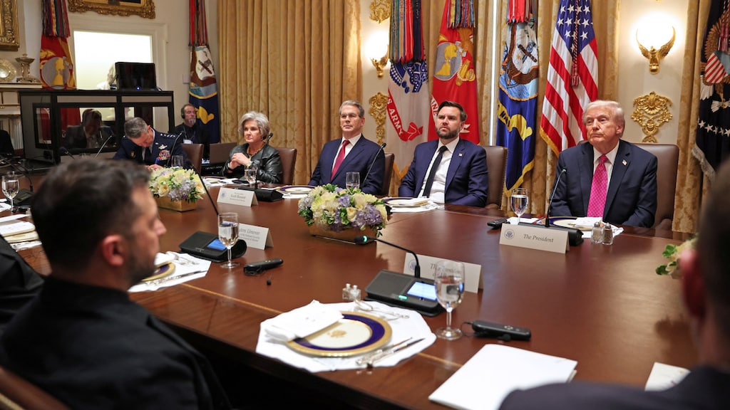 De ontmoeting tussen Zelensky en Trump in het Witte Huis.
