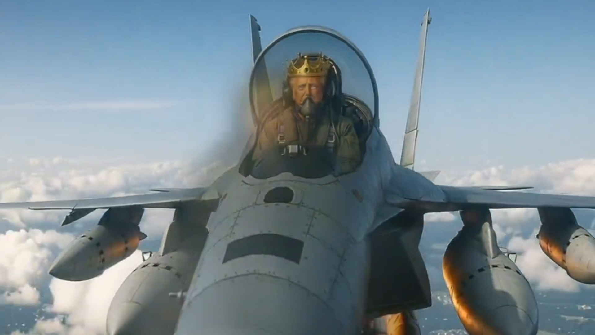 Trump deelt poepvideo en steekt de draak met miljoenen demonstranten