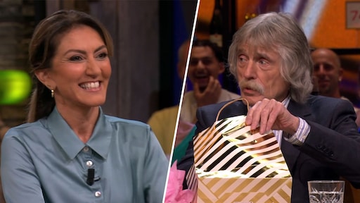 Dilan Yeşilgöz verrast mannen van VI met Televizier-cadeau: 'Ik vind een dildo wel heel ongepast'