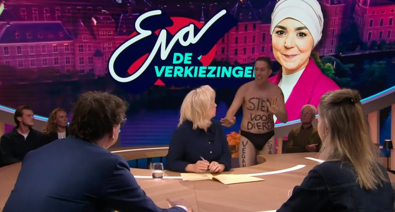 AVROTROS start onderzoek naar actie halfnaakte activist bij Eva