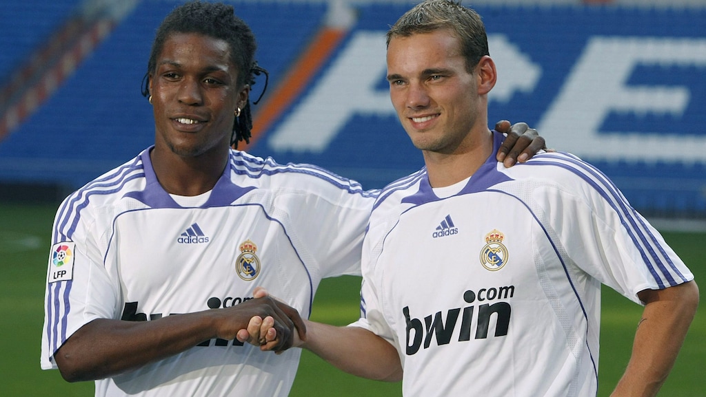 Royston Drenthe en Wesley Sneijder