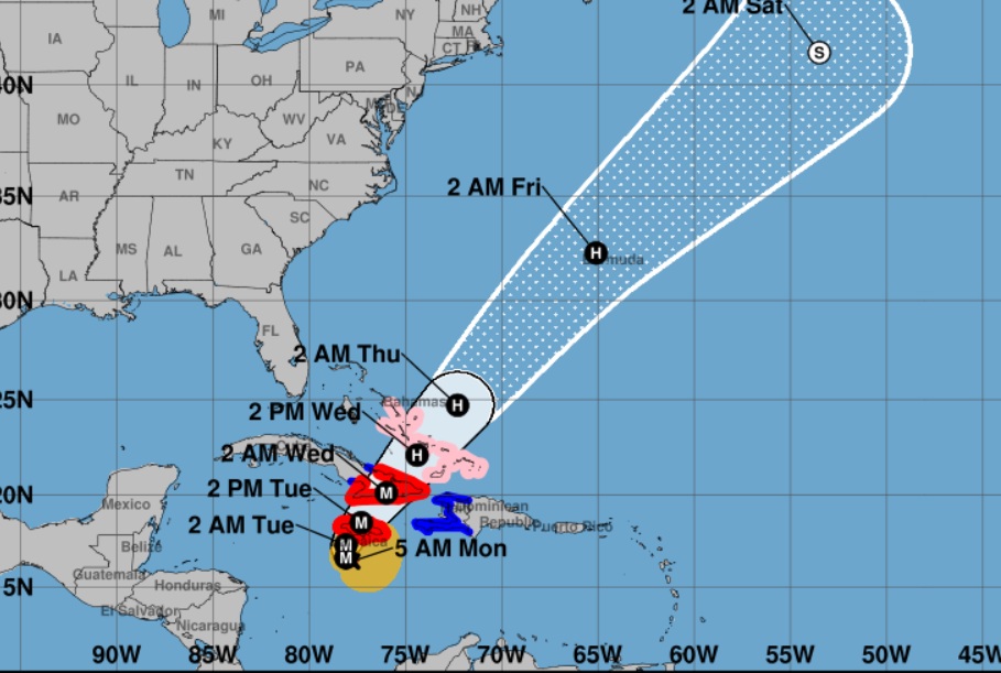 Extreem trage orkaan teistert Jamaica: '1016 millimeter regen'