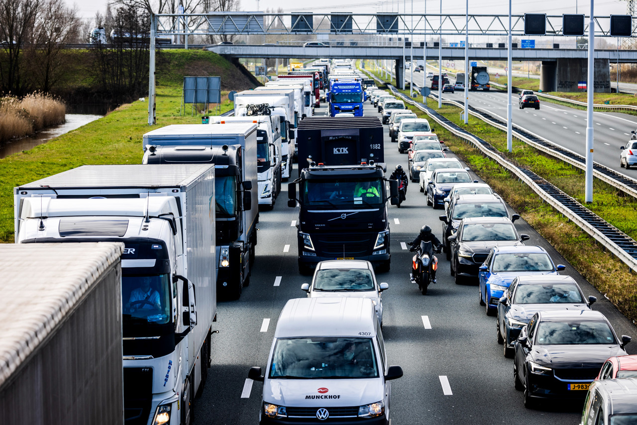 ANWB: drukste ochtendspits van dit jaar, mede door ongelukken