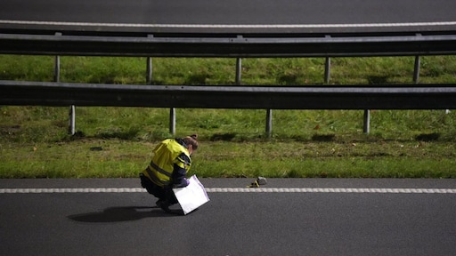Voor de zoveelste keer stenen op snelweg rond Apeldoorn, twee auto's met klapband