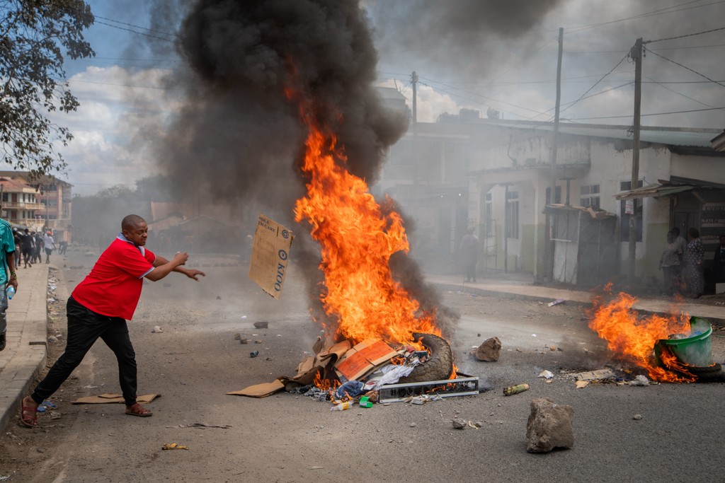 Gewelddadige protesten rond de verkiezingen in Tanzania