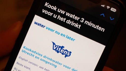 Enterokokkenbacterie in drinkwater Utrecht en omgeving: advies om water eerst te koken