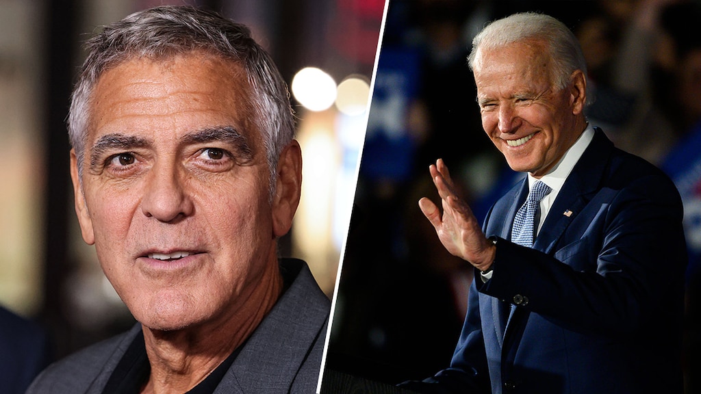 George Clooney blijft bij kritiek op Joe Biden: 'Zou het zo weer doen'