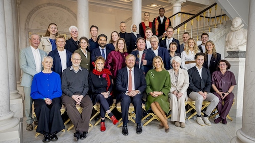 Martijn en Jeroen Krabbé te gast bij uitblinkerslunch van koning Willem-Alexander en Máxima