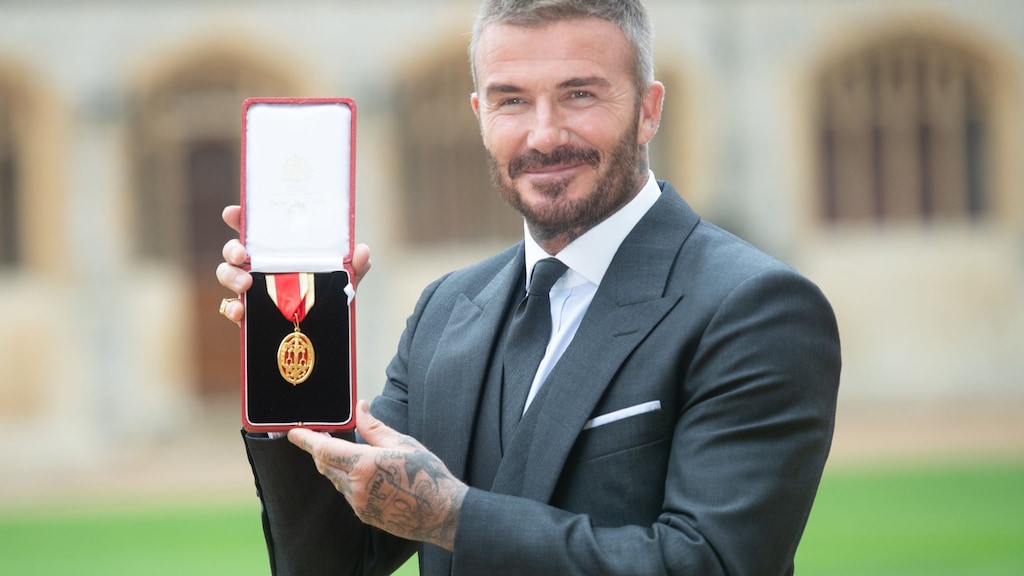 David Beckham geridderd door koning Charles: 'Beter wordt het niet'