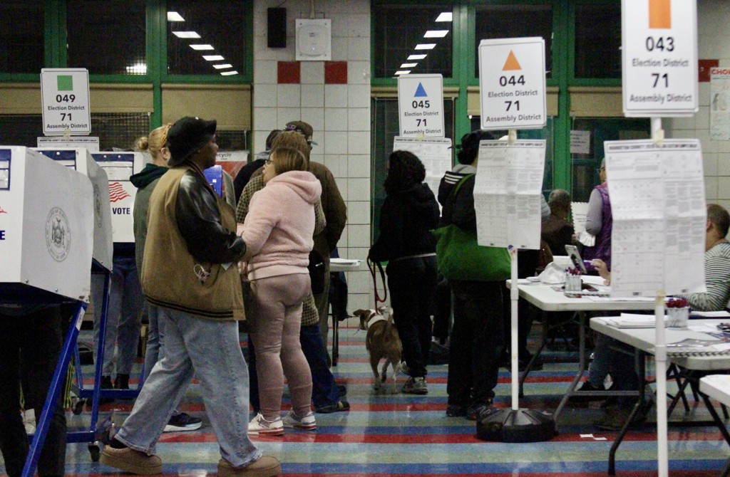 Inwoners van New York gingen gisteren naar de stembus.