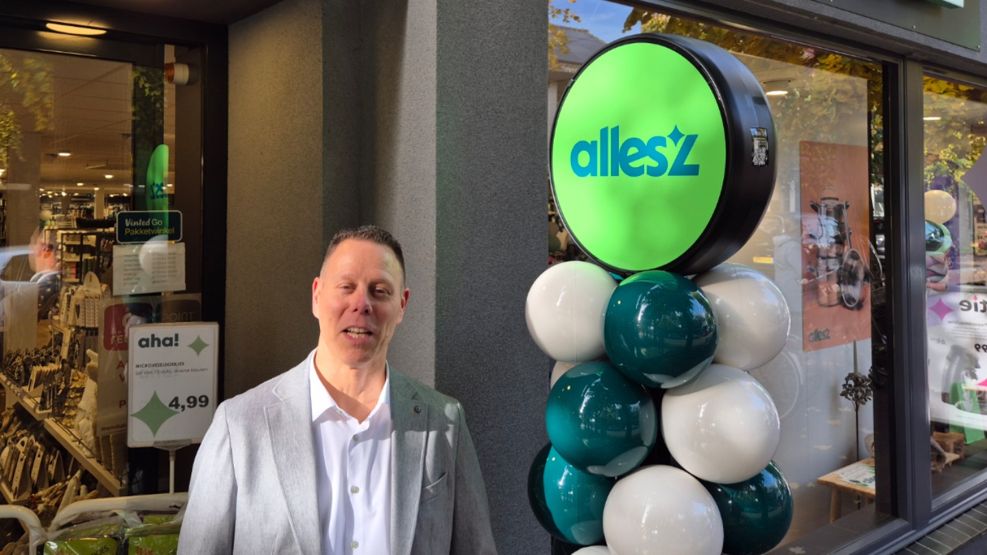 Bij huishoudketen Allesz is oranje vervangen door groen: 'Blokker 2.0'