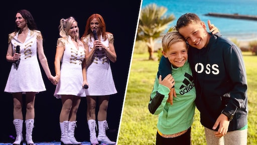 Zonen van Kathleen Aerts 'starstruck' door eigen moeder bij K3-reünie: 'Zo schattig om te zien'