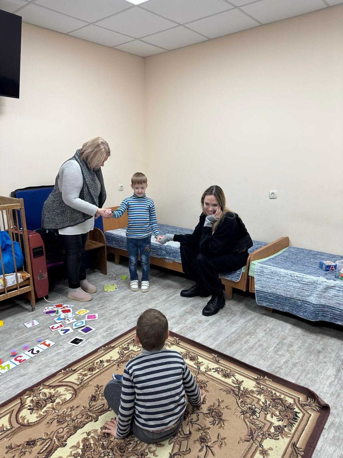 Angelina Jolie in Cherson.