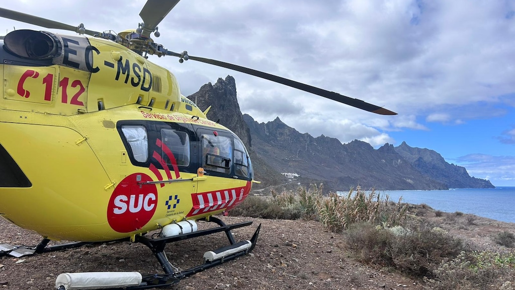 De hele middag zijn helikopters ingezet om mensen te redden.