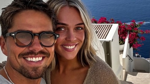 André Hazes deelt eerste liefdesfoto's met Noa Braaf: 'Ik ben blij met jou'