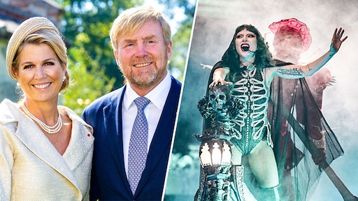 Koning Willem-Alexander en koningin Máxima dansen erop los bij concert Lady Gaga