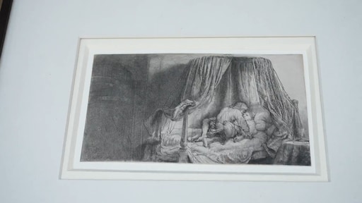 Ets van Rembrandt geveild: vrouw met drie handen die seks heeft