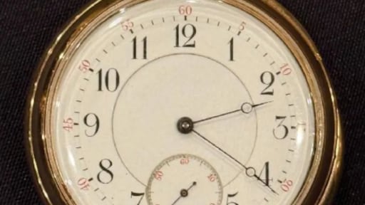 Gouden zakhorloge van één van de rijkste Titanic-doden onder de hamer