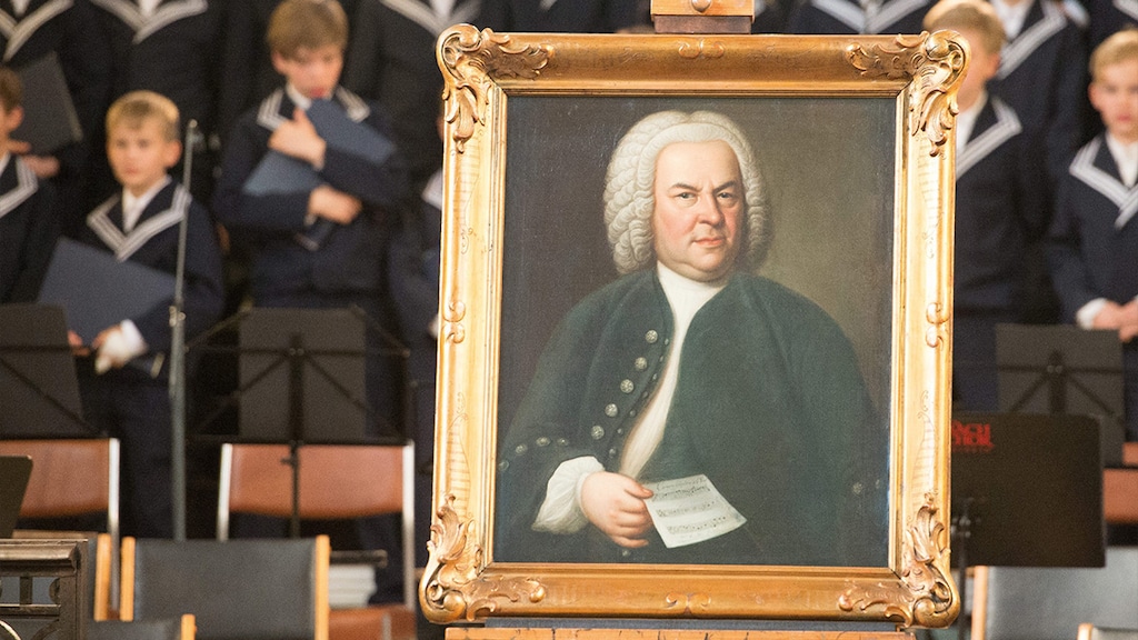 Schilderij van de Duitse componist Bach.