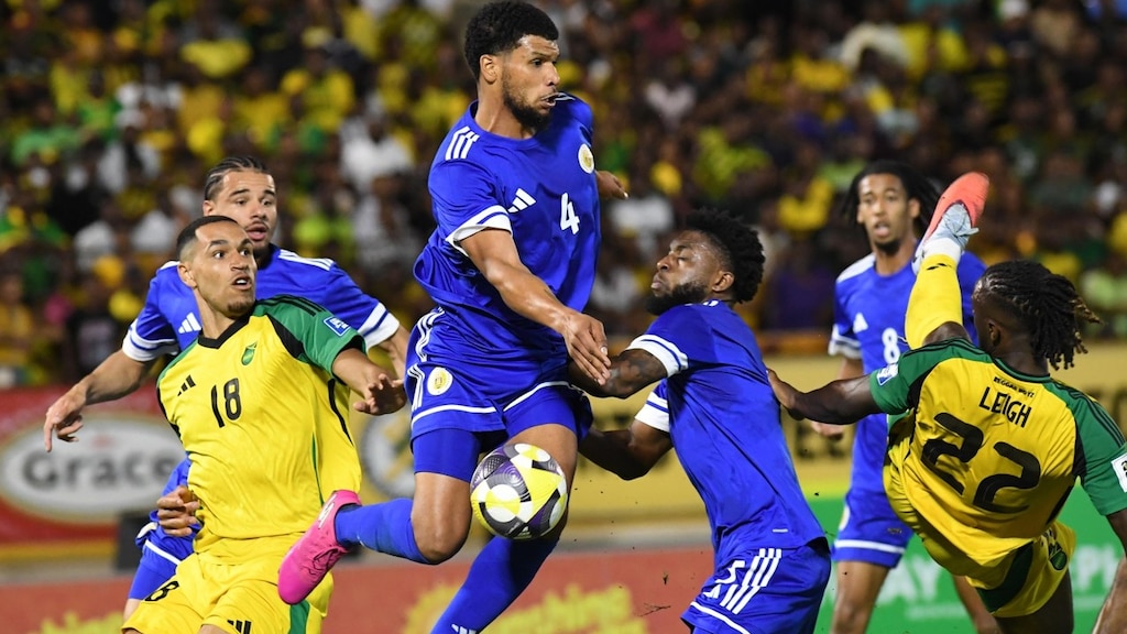 Primeur: Curaçao plaatst zich voor het WK-voetbal na gelijkspel tegen Jamaica